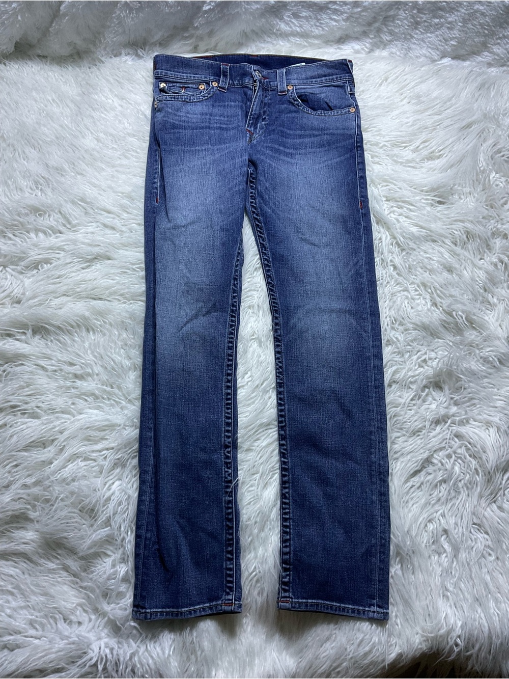 True Religion Skinny Flap Jeans